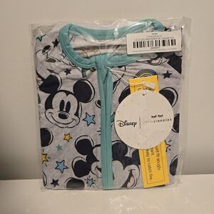 Little Sleepies Mickey Forever Zippy | 6-12 Months | NIB NWT